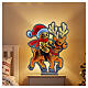 Decorazione luminosa Pan di zenzero su renna Infinity Lights 504 LED multicolor 60cm s1