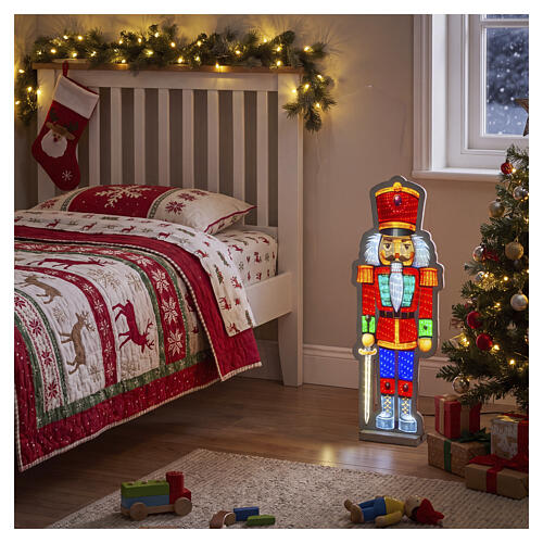 Schiaccianoci luminoso Infinity Lights 375 LED multicolor 60cm 1