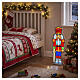 Schiaccianoci luminoso Infinity Lights 375 LED multicolor 60cm s1