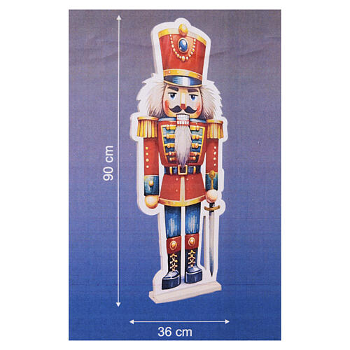 Figura decorativa Schiaccianoci Infinity Lights 568 LED multicolor 90cm 2