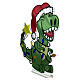 Dinosauro Saurino luminoso Infinity Lights 420 LED multicolor 60cm s5