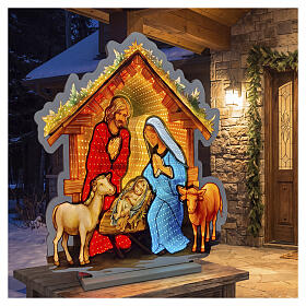 Natività luminosa Infinity Lights 408 LED multicolor 60cm