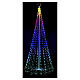 Albero luminoso a cono App-I Light Fantasy Smart RGB 180 LED 180cm s1