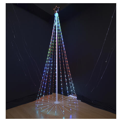 Albero decorativo a cono App-I Light Fantasy Smart RGB 286 LED 240cm 3
