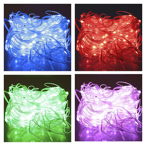 Rete luminosa App-I Light Fantasy Smart RGB 200 LED 1x2mt 4
