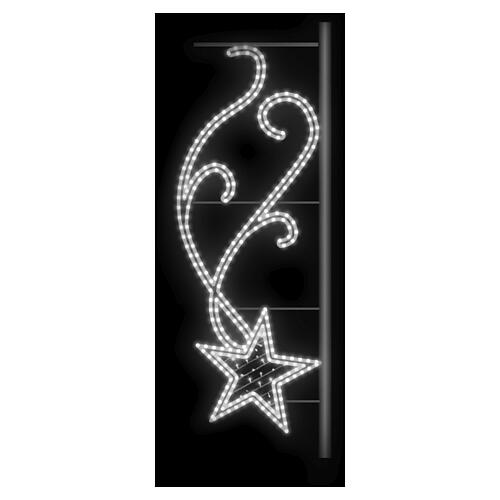 Cometa luminosa da esterno 450 LED bianca 200x75cm 4