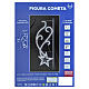 Cometa luminosa da esterno 450 LED bianca 200x75cm s5
