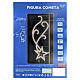 Figura a forma di cometa 450 LED bianco caldo 200x75cm s5