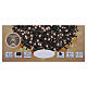 Luzes de Natal 3000 LEDs branco quente com efeitos luminosos 60 m s7