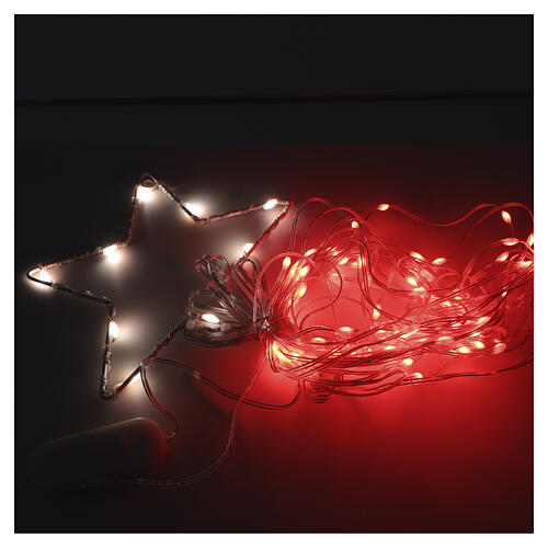 Comet-shaped light cascade App-I Light Fantasy Smart RGB, 100 LEDs, 59.0 in 3