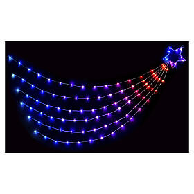 Cascata luminosa a forma di cometa App-I Light Fantasy Smart RGB 100 LED 150cm