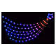 Cascata luminosa a forma di cometa App-I Light Fantasy Smart RGB 100 LED 150cm s1