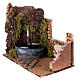 Fontaine jet vertical décor crèche napolitaine 10 cm 20x20x10 cm s2