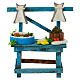 Marktstand mit Fisch, neapolitanische Krippe, für 10 cm Krippe – 10 × 5 × 10 cm s1