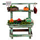 Fruit and vegetable stall for 10 cm Neapolitan Nativity Scene, 10x10x5 cm s1