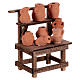 Marktstand mit Töpfen, neapolitanische Krippe, für 10 cm Krippe – 10 × 10 × 5 cm s3