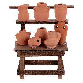 Neapolitan nativity scene vase selling stand 10 cm dimensions 10x10x5 cm