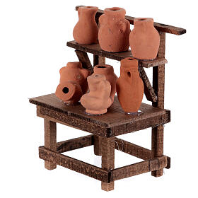 Neapolitan nativity scene vase selling stand 10 cm dimensions 10x10x5 cm