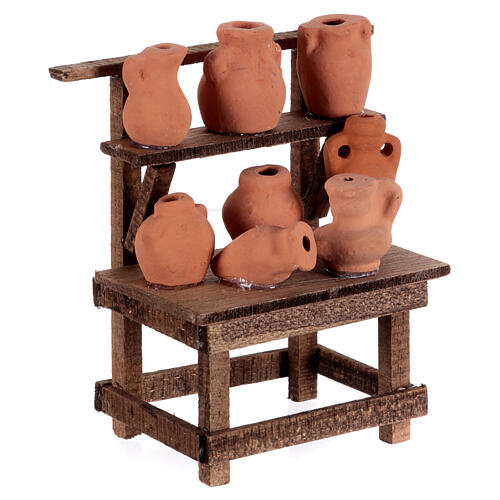 Neapolitan nativity scene vase selling stand 10 cm dimensions 10x10x5 cm 3