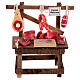 Fresh meat counter for 10 cm Neapolitan Nativity Scene, 10x10x5 cm s1