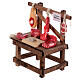 Fresh meat counter for 10 cm Neapolitan Nativity Scene, 10x10x5 cm s2