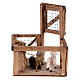 Sheep enclosure for 10 cm Neapolitan Nativity Scene, 10x10x10 cm s4