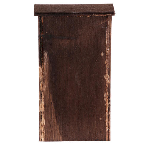 Credenza piccola presepe 8-10 cm napoletano frutta salumi formaggi 10x5x5 cm 4