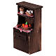 Credenza piccola presepe 8-10 cm napoletano frutta salumi formaggi 10x5x5 cm s2