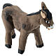 Dark donkey for Neapolitan Nativity Scene, h 6 cm s3
