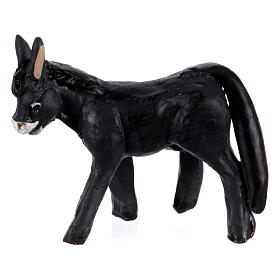 Burro oscuro belén napolitano altura 6 cm