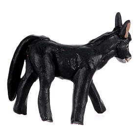 Burro oscuro belén napolitano altura 6 cm