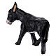 Black donkey Neapolitan nativity scene size 8 cm s3