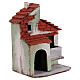 Cork house green Neapolitan nativity scene 10-12 cm s3