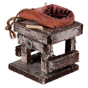 Metzgerblock, Krippenzubehör, neapolitanische Krippe, für 8 cm Krippe – 5 × 5 × 5 cm