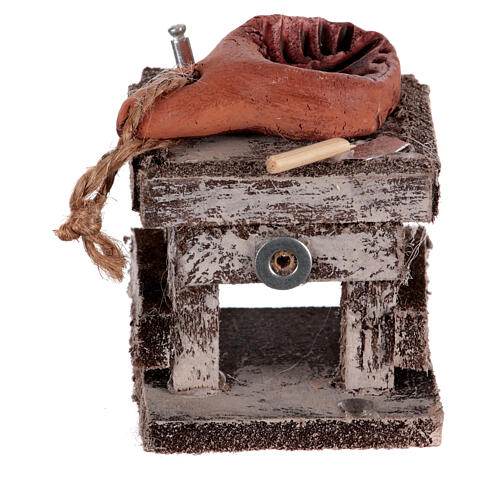 Metzgerblock, Krippenzubehör, neapolitanische Krippe, für 8 cm Krippe – 5 × 5 × 5 cm 1