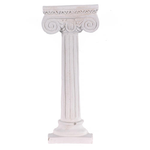 Colonna capitello presepe napoletano 10 cm gesso 1