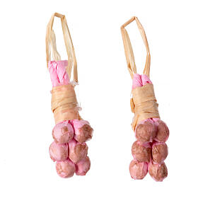 Set of 2 onion bunches to hand for 6 cm Neapolitan Nativity Scene