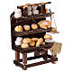 Banchetto presepe 10 cm napoletano formaggi assortiti pane dimensioni 15x15x5 cm s3