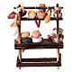 Neapolitan nativity scene cured meats cheese stand 10 cm dimensions 15x10x5 cm s4