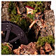 Water mill with village for 10-12 cm Neapolitan Nativity Scene, setting with pump, 25x25x20 cm s2