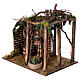 Décor raisins pressoir vigne crèche napolitaine 10-12 cm 20x20x15 cm s2