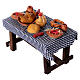 Table dressée 15x15x10 cm crèche napolitaine 14-16 cm s3