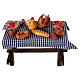 Tavola imbandita presepe napoletano 14-16 cm 15x15x10 cm s5