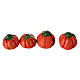 Zucche 4 pz per presepe 10-12 cm 1 cm terracotta s2