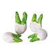 Fenkuły do szopki neapolitańskiej 10-12 cm - 4 sztuki, terakota, 1 cm s1