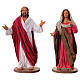 Scene of the Marriage in Cana for 30 cm Neapolitan Easter Creche, set of 7 terracotta figurines s4