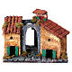 Casitas aldea belén napolitano 10-12 cm musgo corcho 15x15x10 cm s1