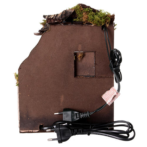 Krippenszene, Werkstatt des Schusters mit Bewegung – neapolitanischer Stil, 12 cm Krippe, 25×20×20 cm 6