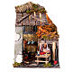 Bottega ciabattino capanna attrezzi presepe napoletano 12 cm movimento 25x20x20 cm s1