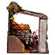 Bottega ciabattino capanna attrezzi presepe napoletano 12 cm movimento 25x20x20 cm s4